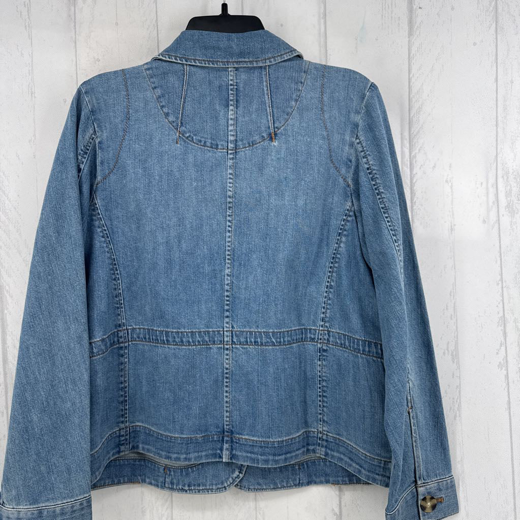 M denim blazer