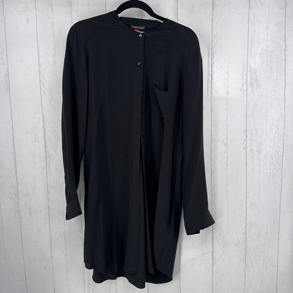 L button down l/s dress