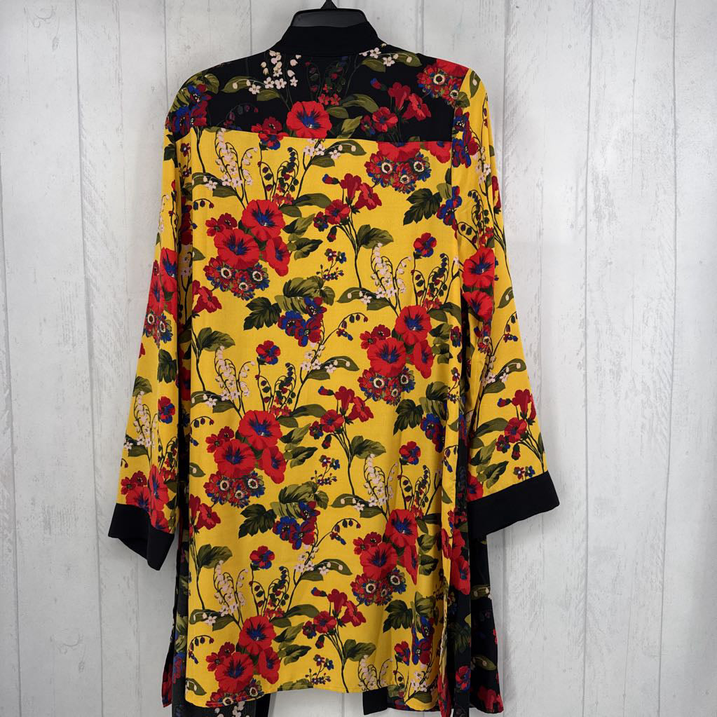 M flo print kimono