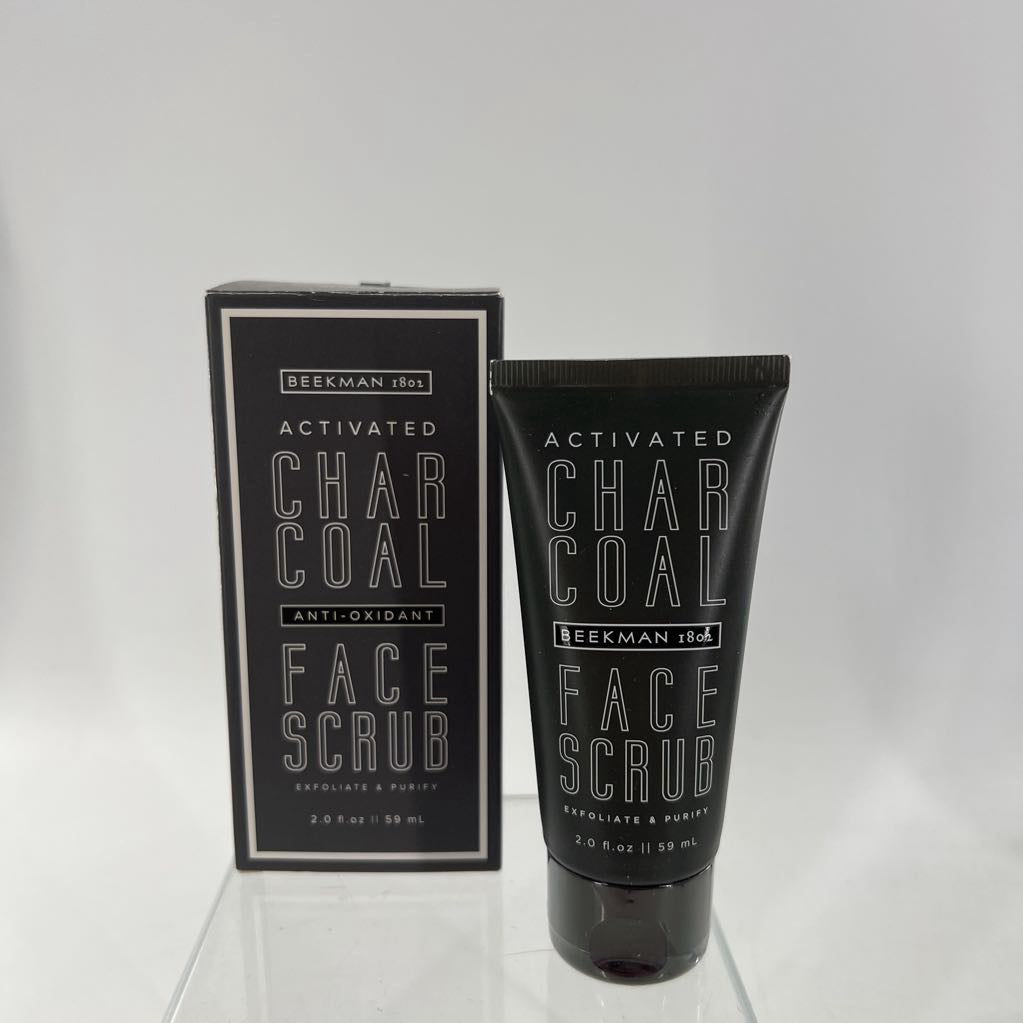 charcoal face scrub