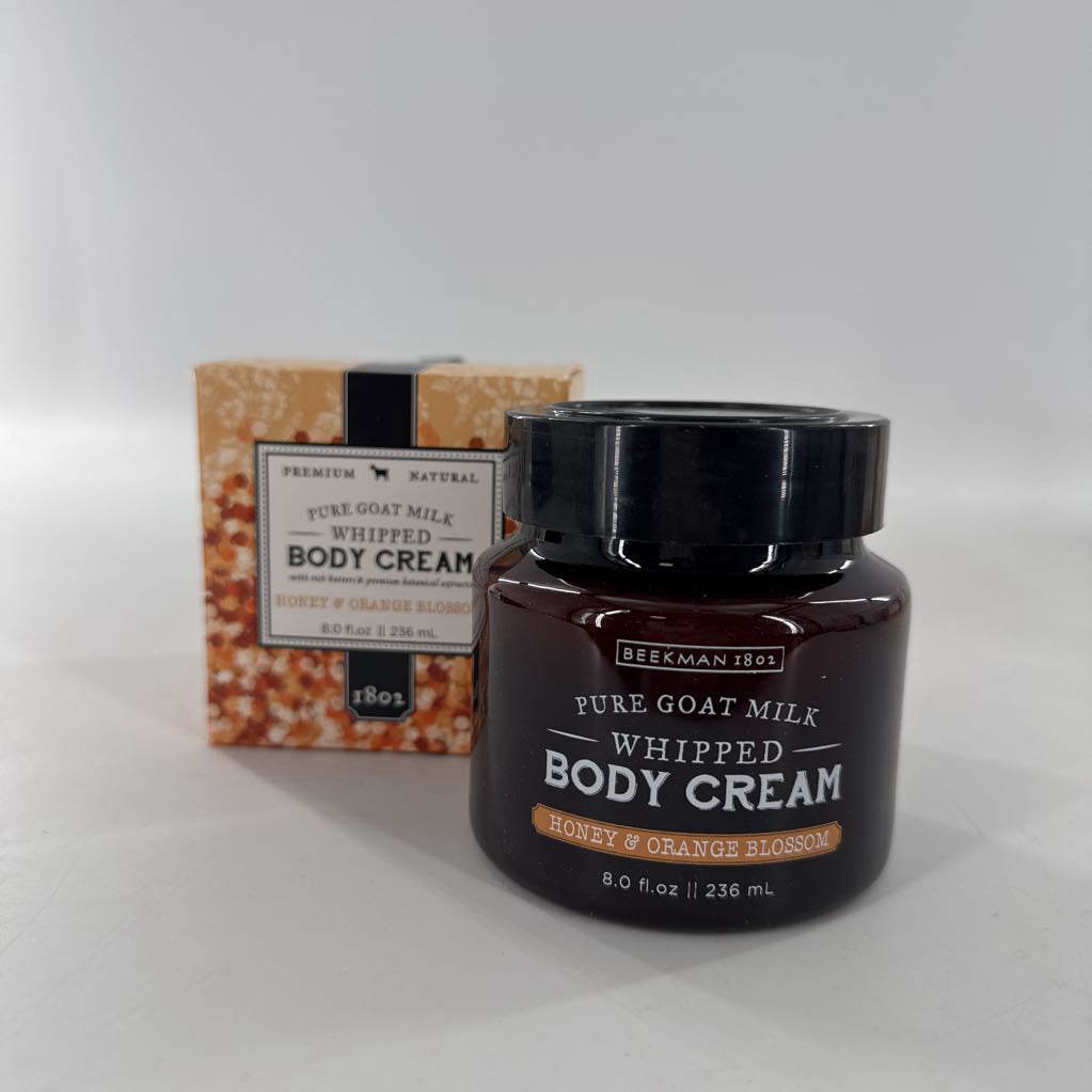 whipped body cream-honey & orange blossom
