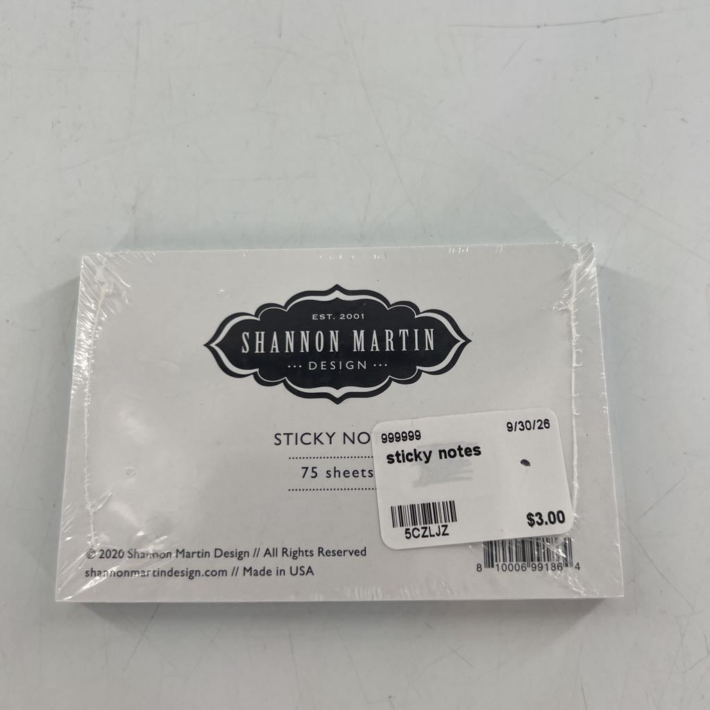 sticky notes
