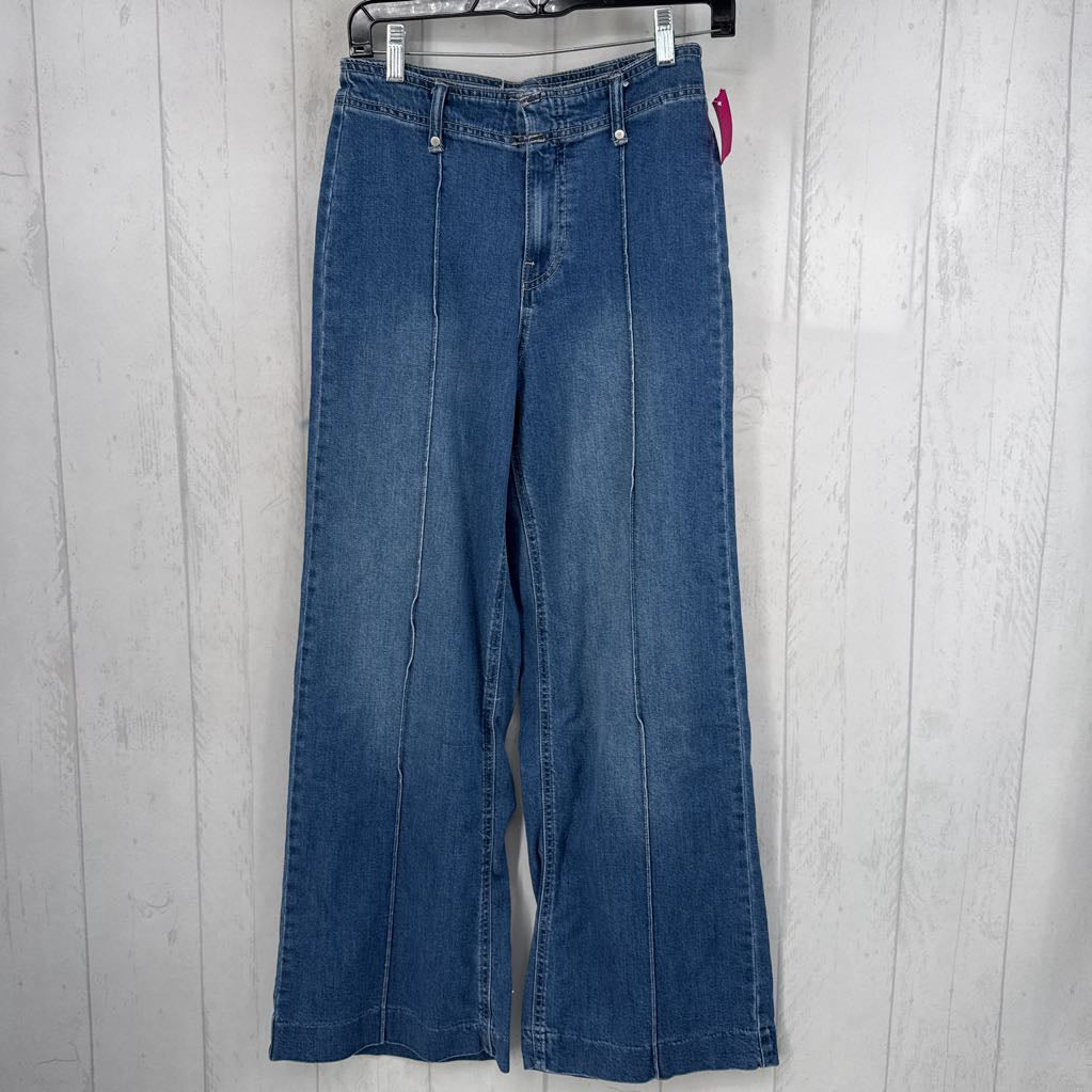2 wide leg jeans