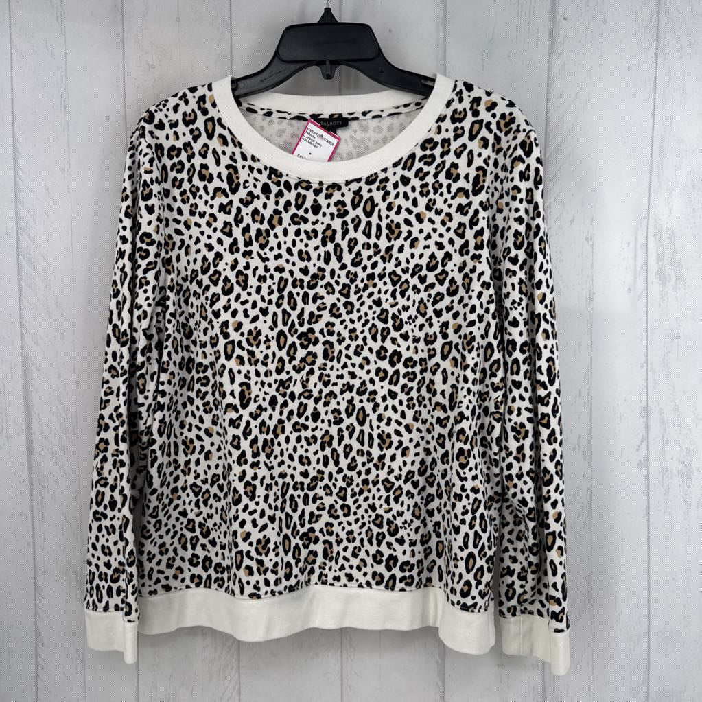 L animal print sweatshirt