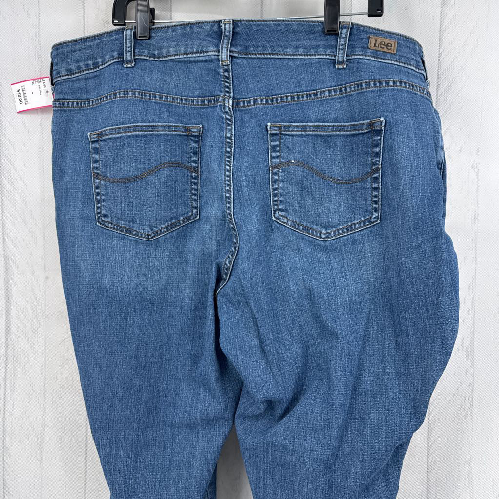 22L mid-rise straight leg jean
