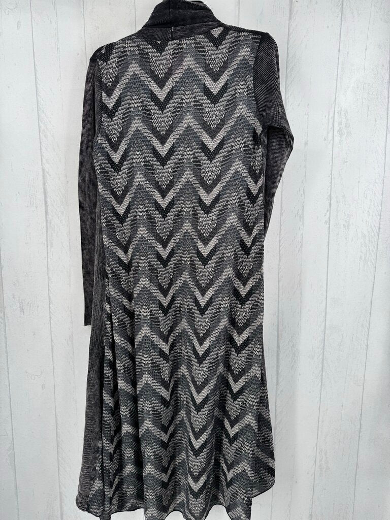 M embelished open front duster