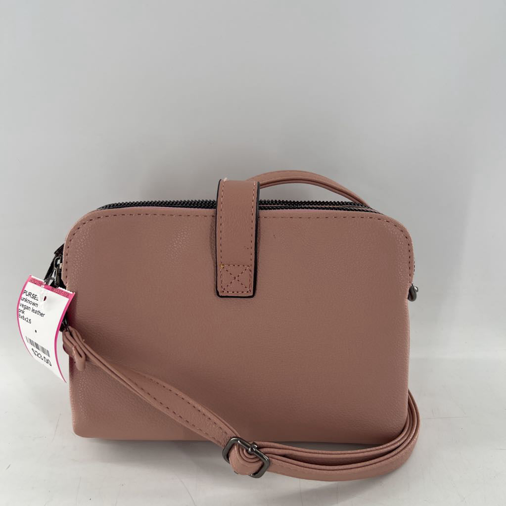 vegan leather turnlock crossbody