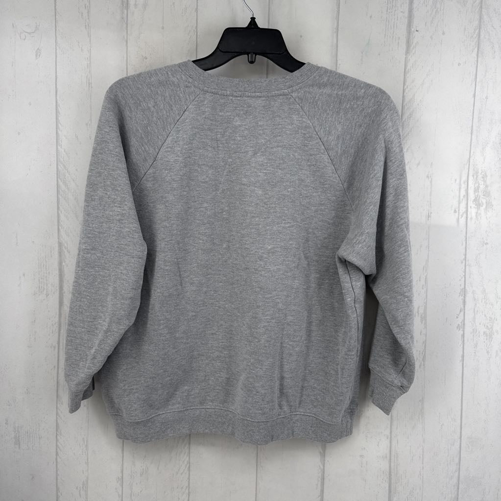 L split neck sweatshirt