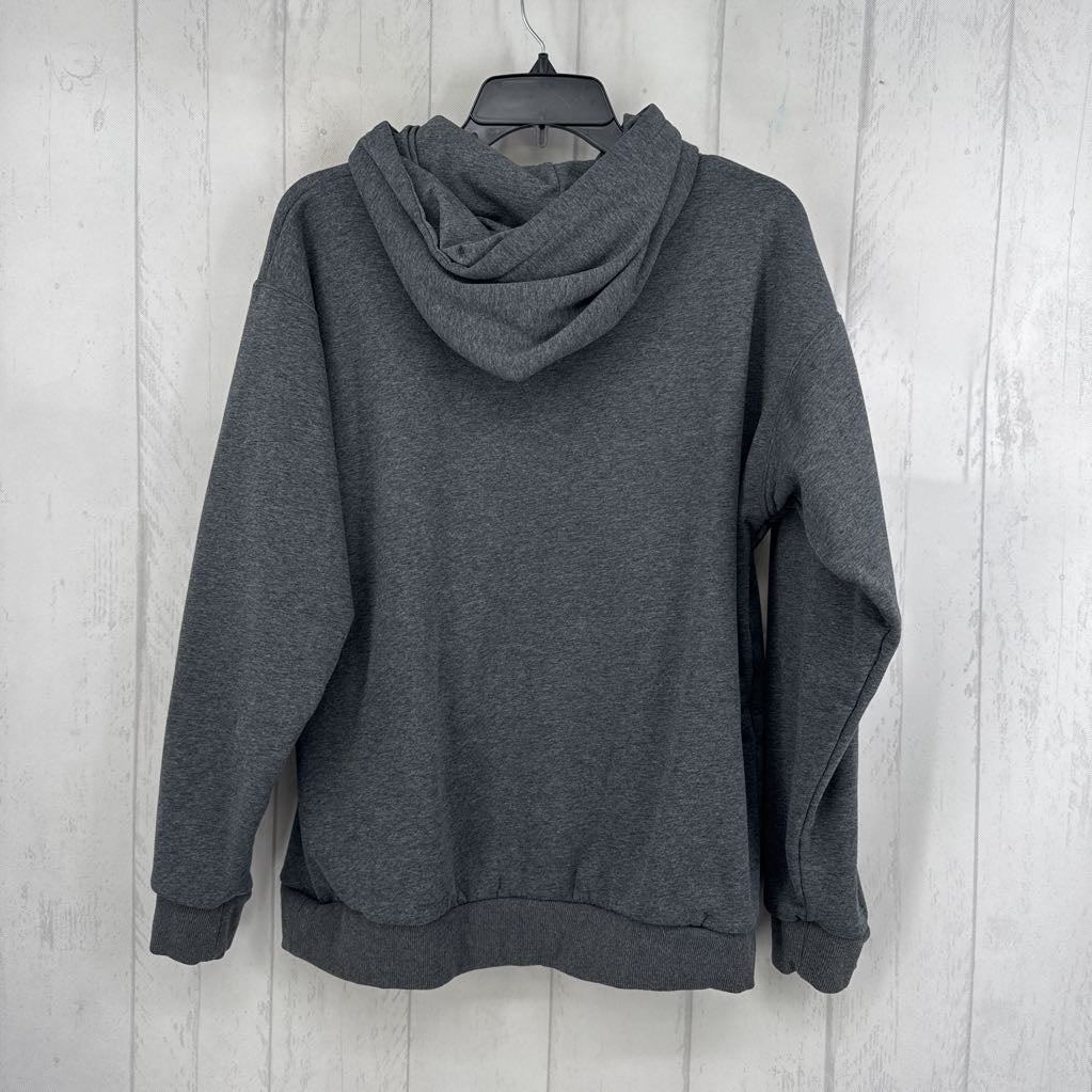 L velour lined hoodie