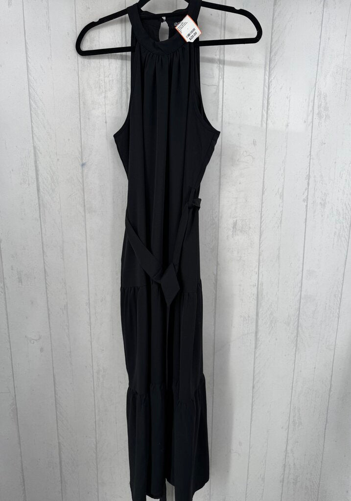 M belted tiered slvls dress