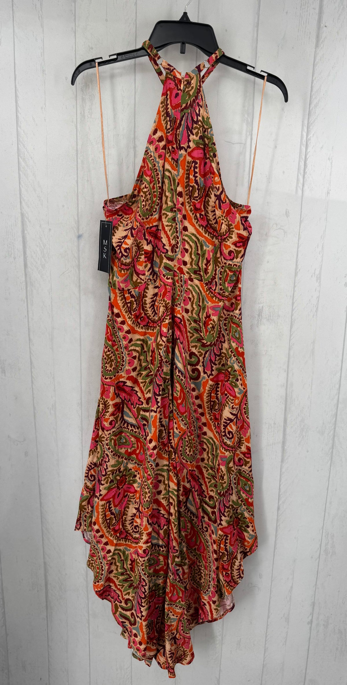 L damask print slvls jumpsuit