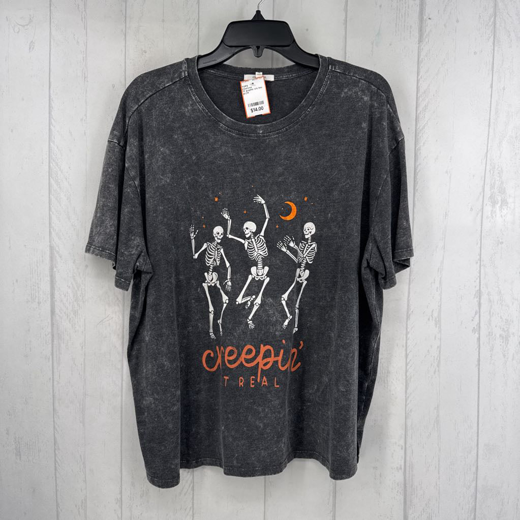 1X graphic s/s tee-creepin it real