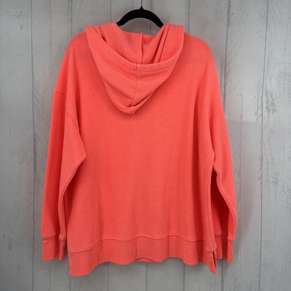 XXL ribbed 1/2 zip pullover