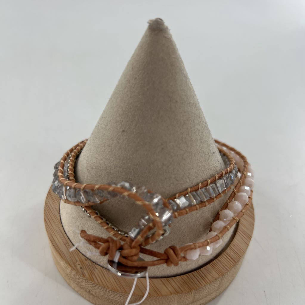 beaded wrap bracelet