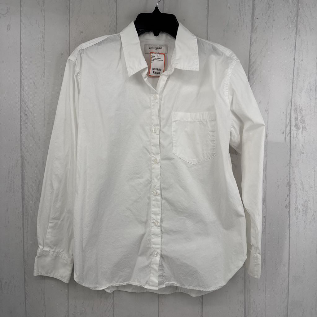 M button down l/s top