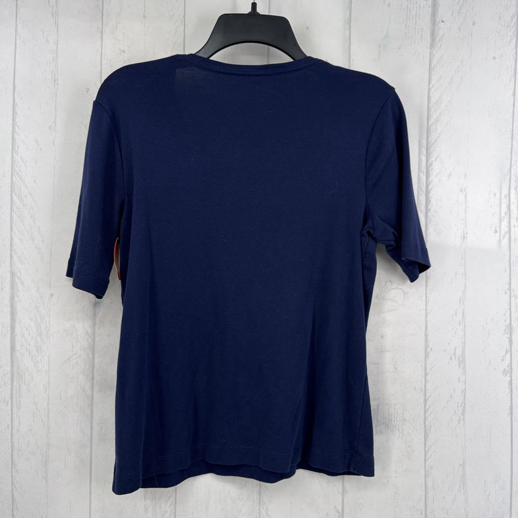 M scoop neck elbow slv tee