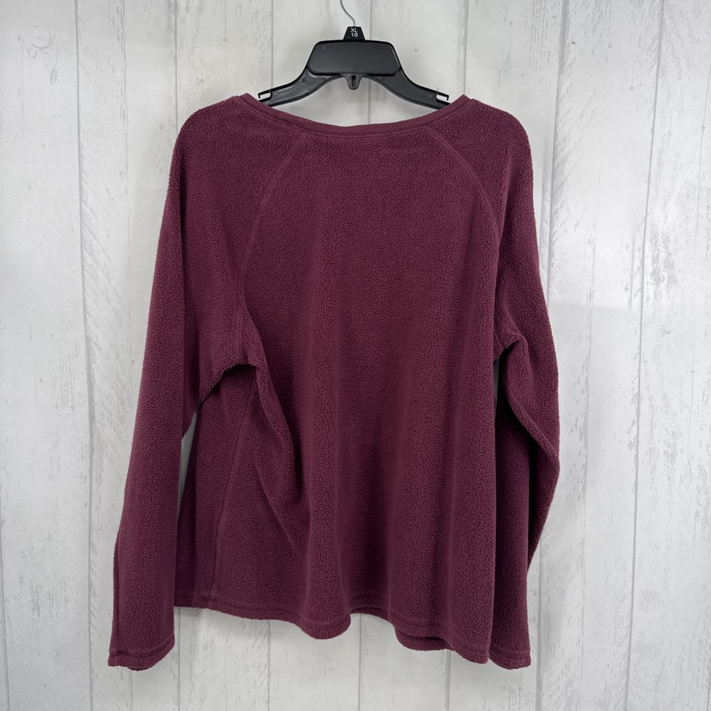 L terry crewneck sweatshirt
