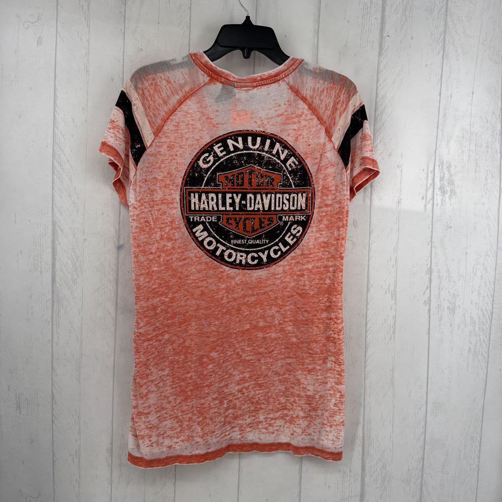 XL embelished v-neck s/s tee