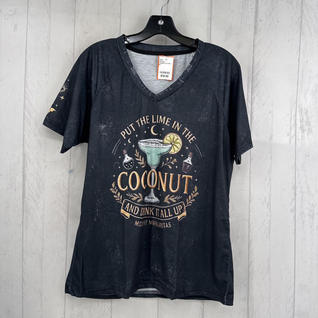 L graphic s/s tee-margarita