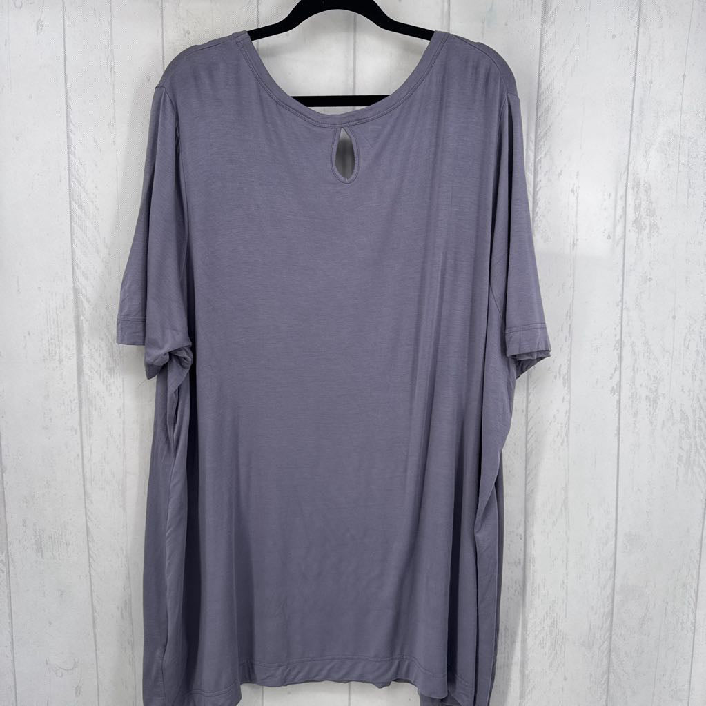 30 embelished scoop neck s/s tee