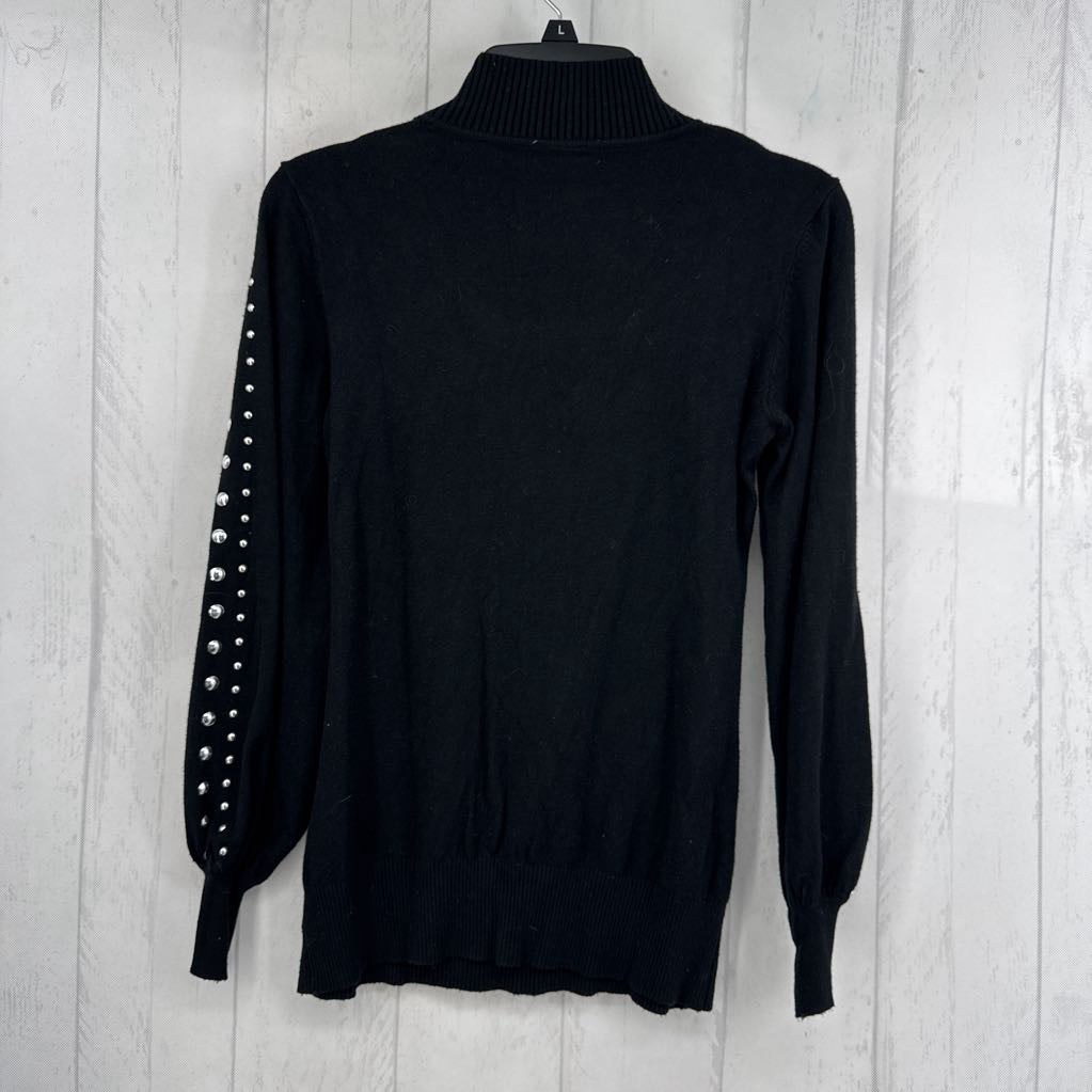 L grommet notch neck l/s top