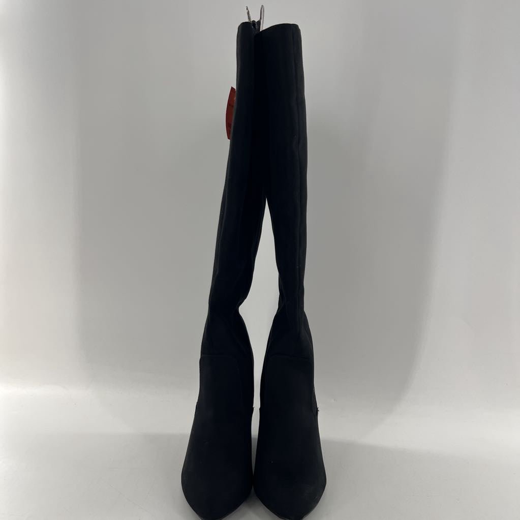 9 wedge knee high boots