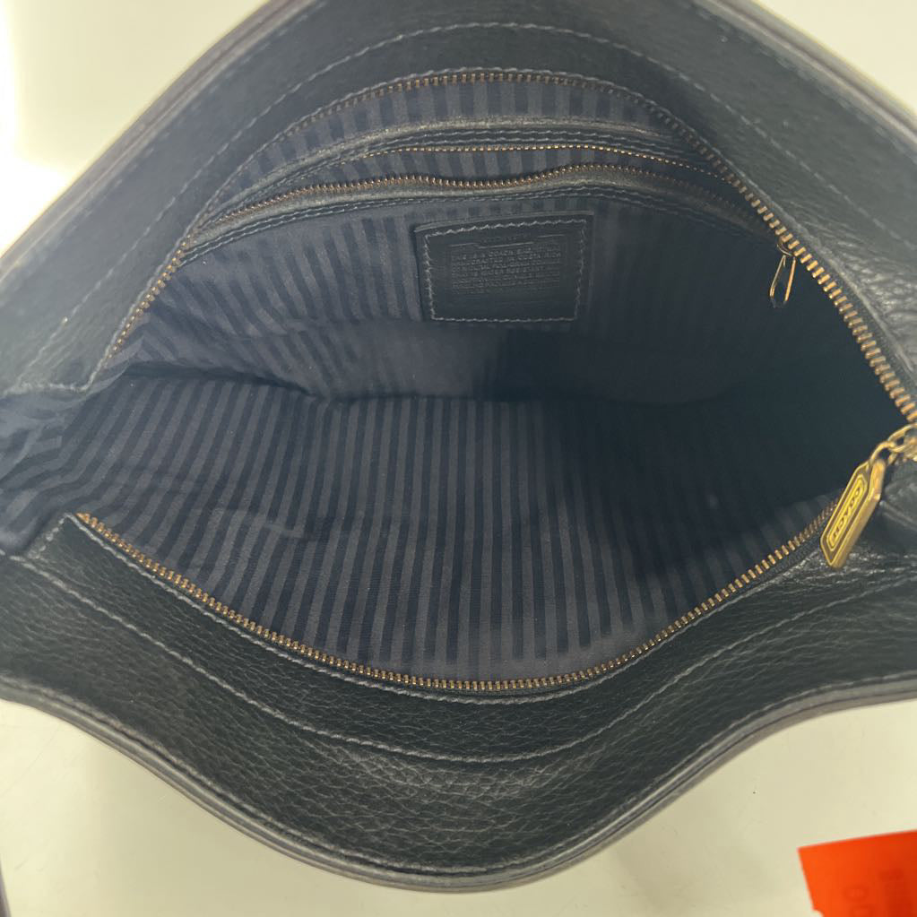 vintage pebbled pocket shopper tote