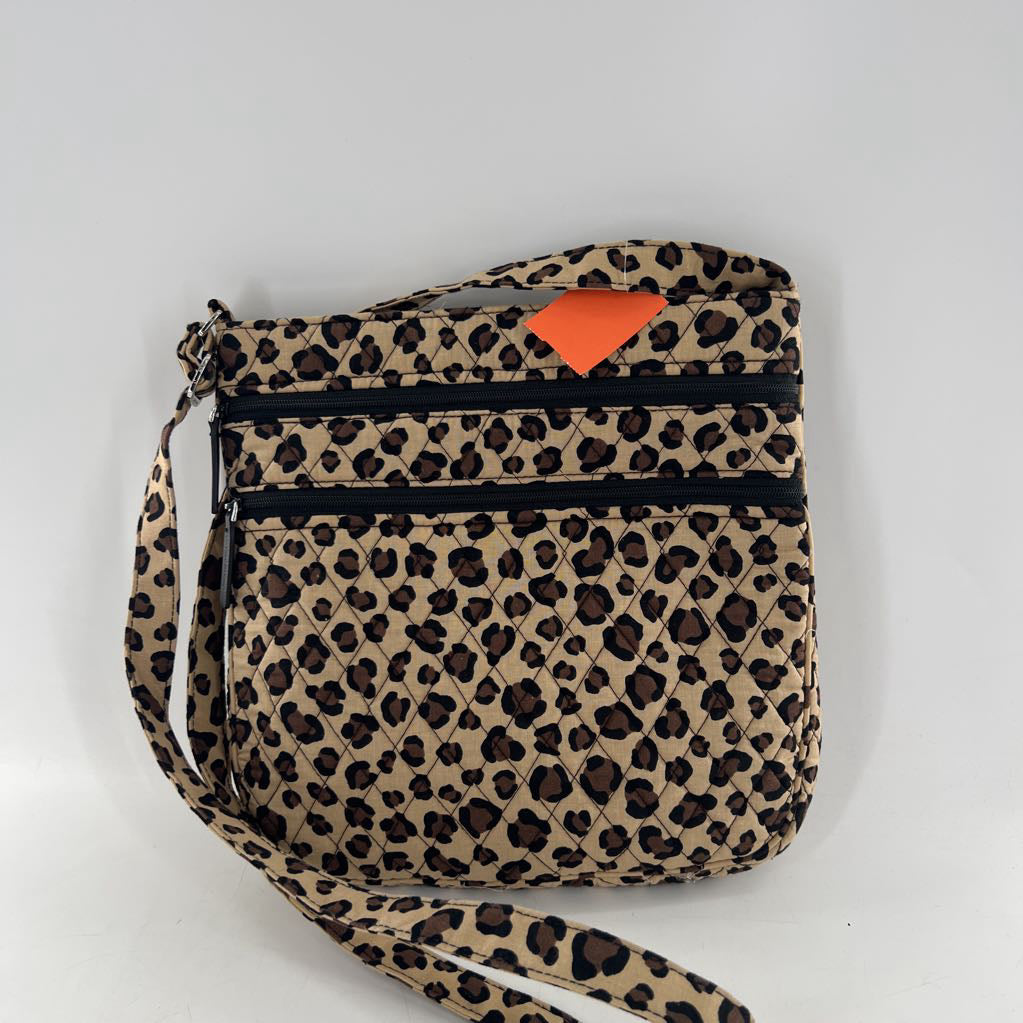 animal print quilted crossbody
