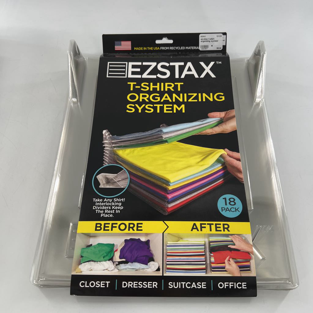ez-stax t-shirt organizing system