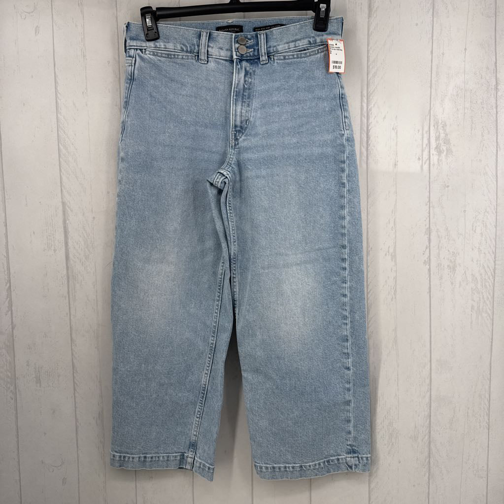 28 hi-rise wide-leg crp[ jean