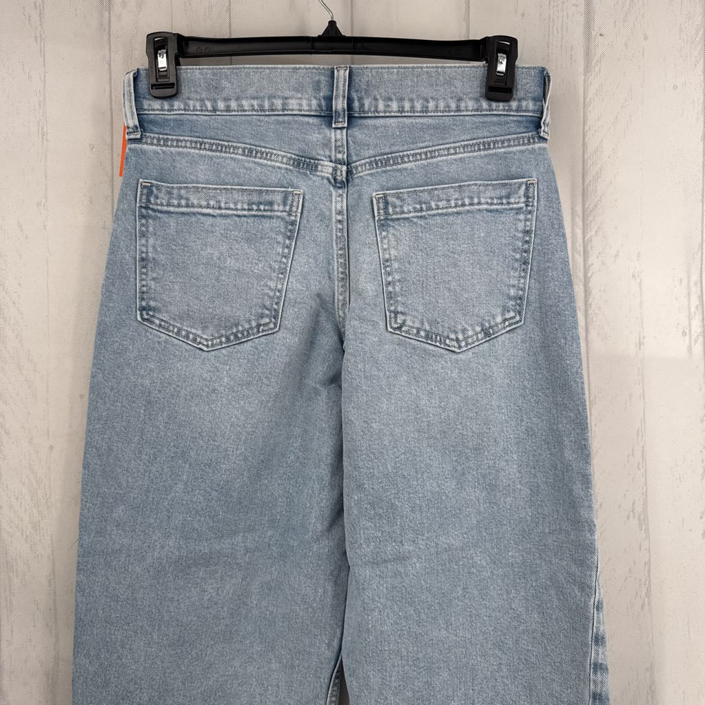 28 hi-rise wide-leg crp[ jean
