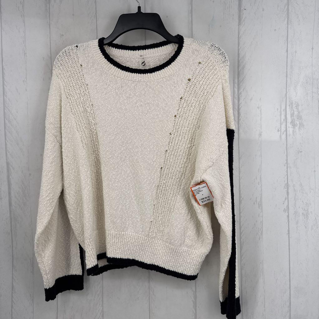 M colorblock sweater