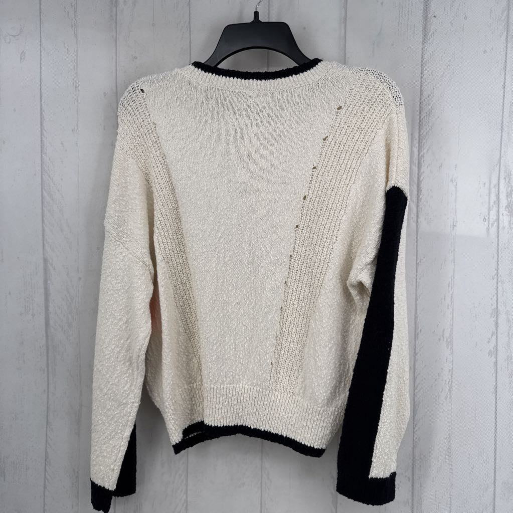 M colorblock sweater