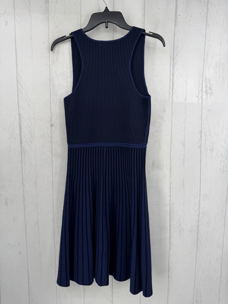 XS striped knit slvls dress