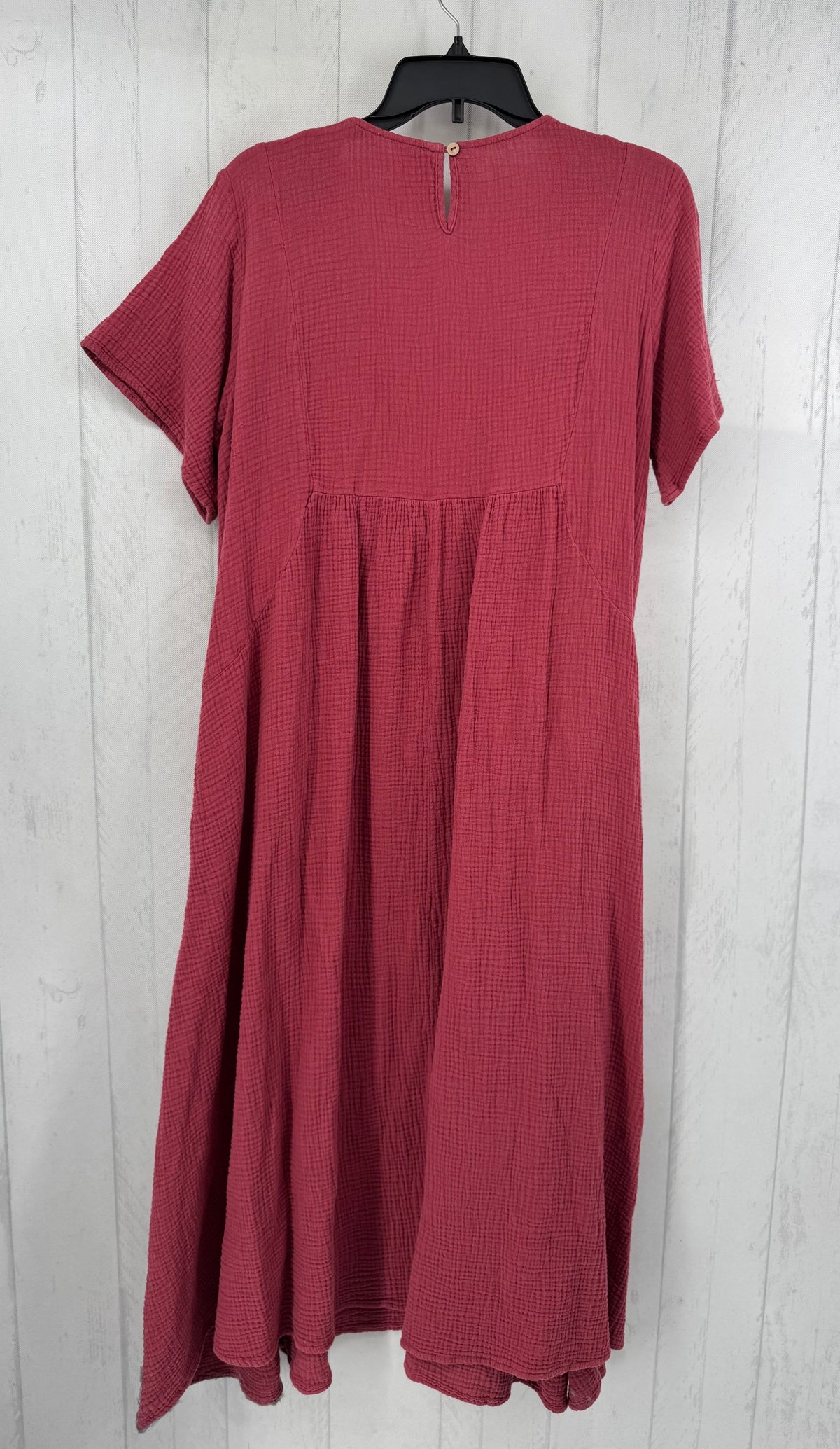 L gauze s/s dress