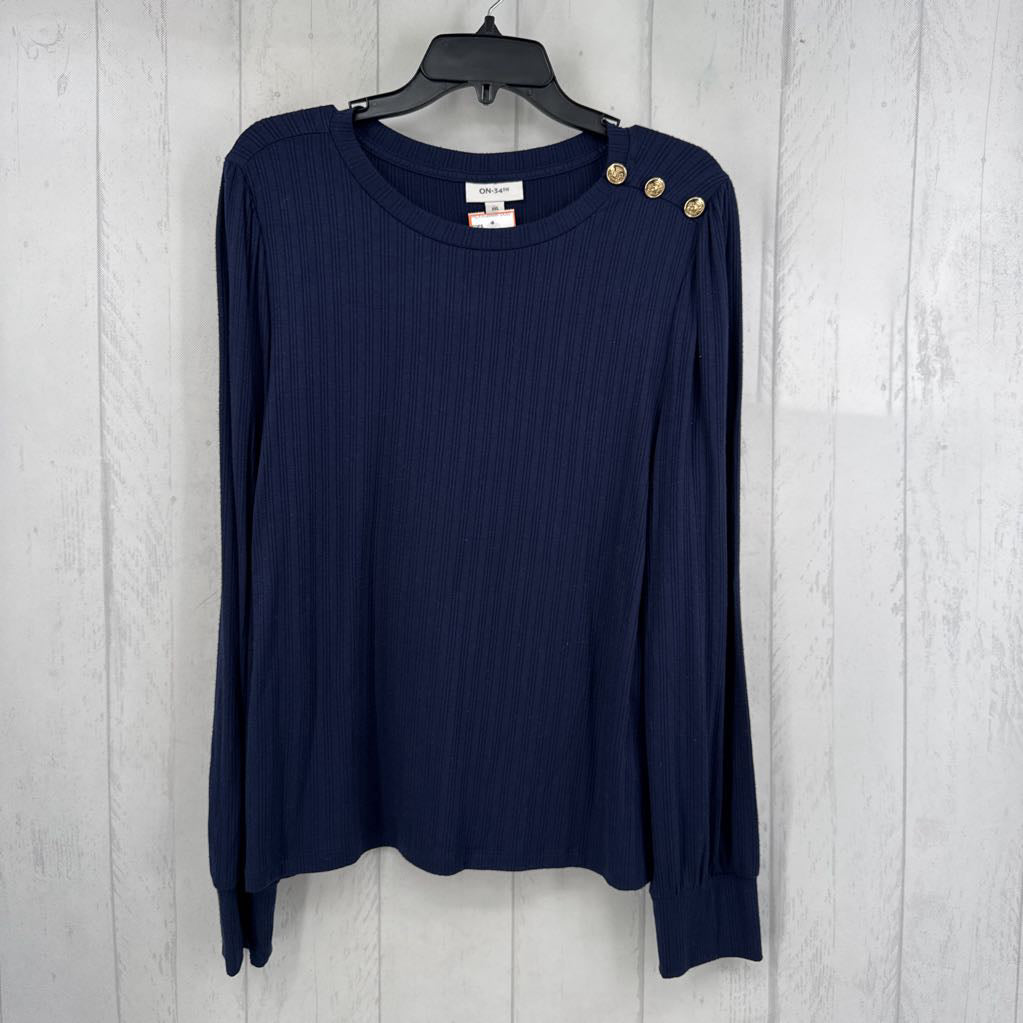 XXL ribbed l/s top