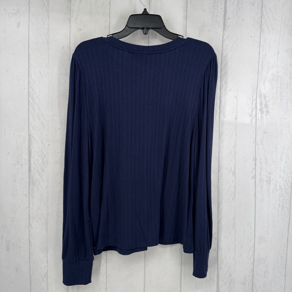 XXL ribbed l/s top
