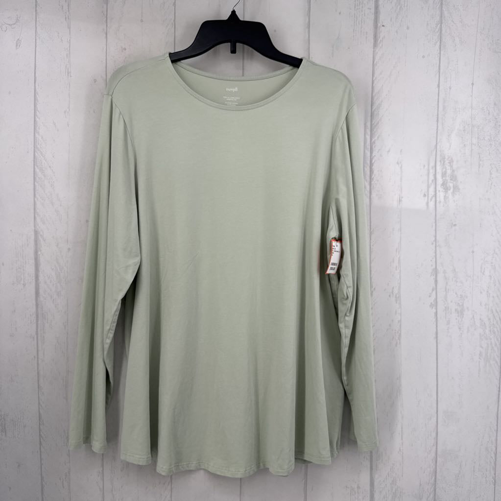 XL round neck l.s tee