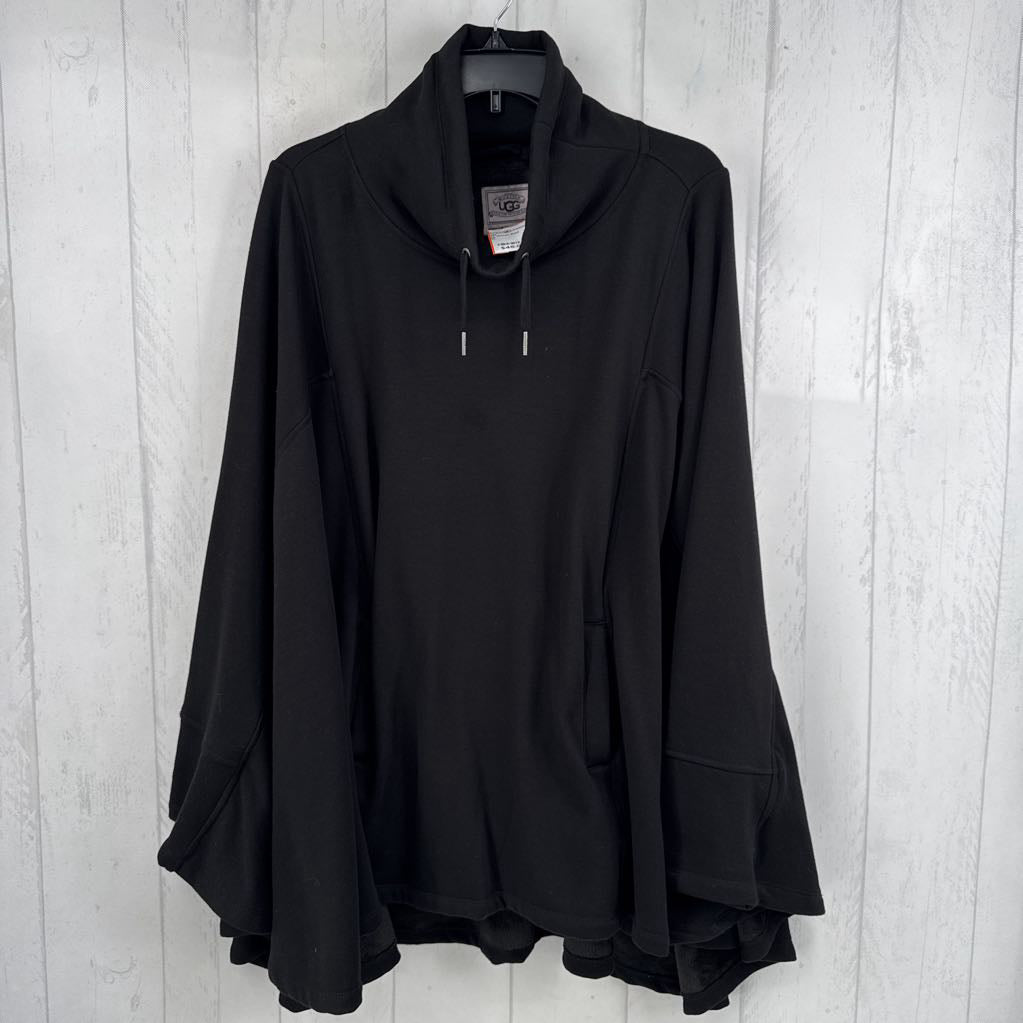 XL sherpa lined hooded cape
