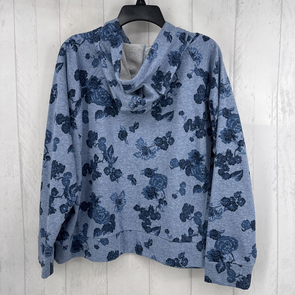 L flo print hoodie