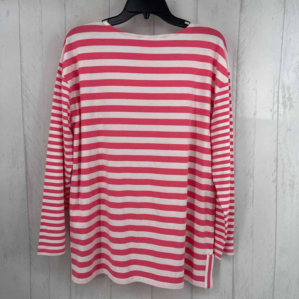 M striped l/s tee