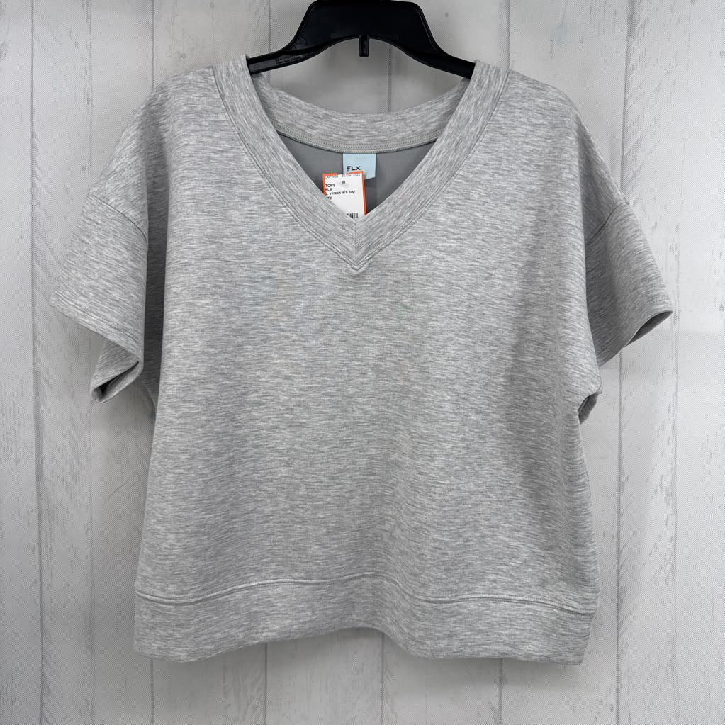L v-neck s/s top
