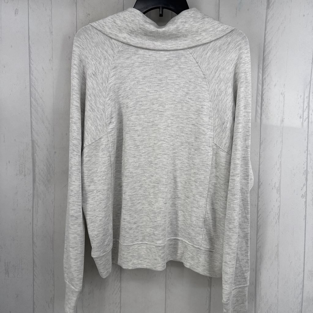 L 1/2 zip marled sweatshirt