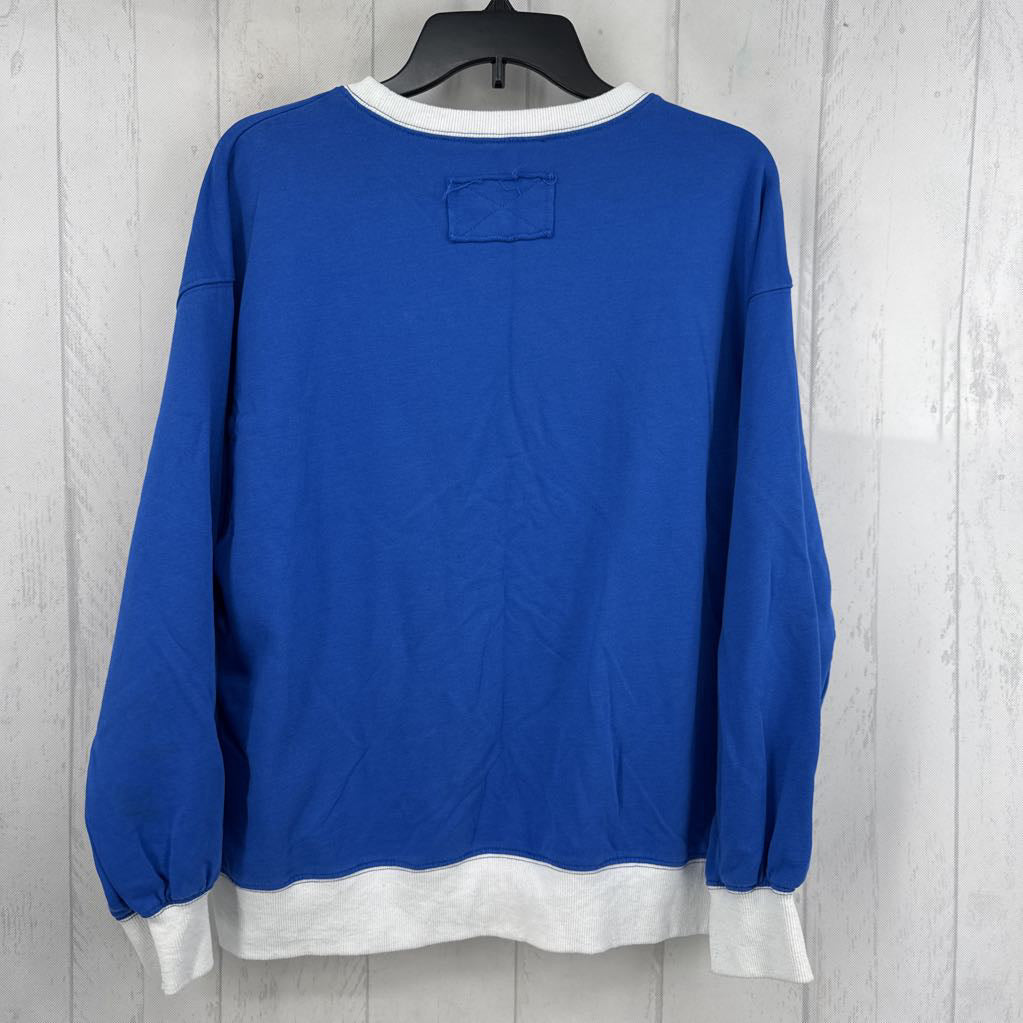 L colorblock sweatshirt