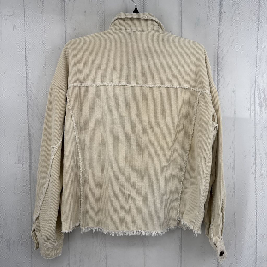 M corduroy shacket