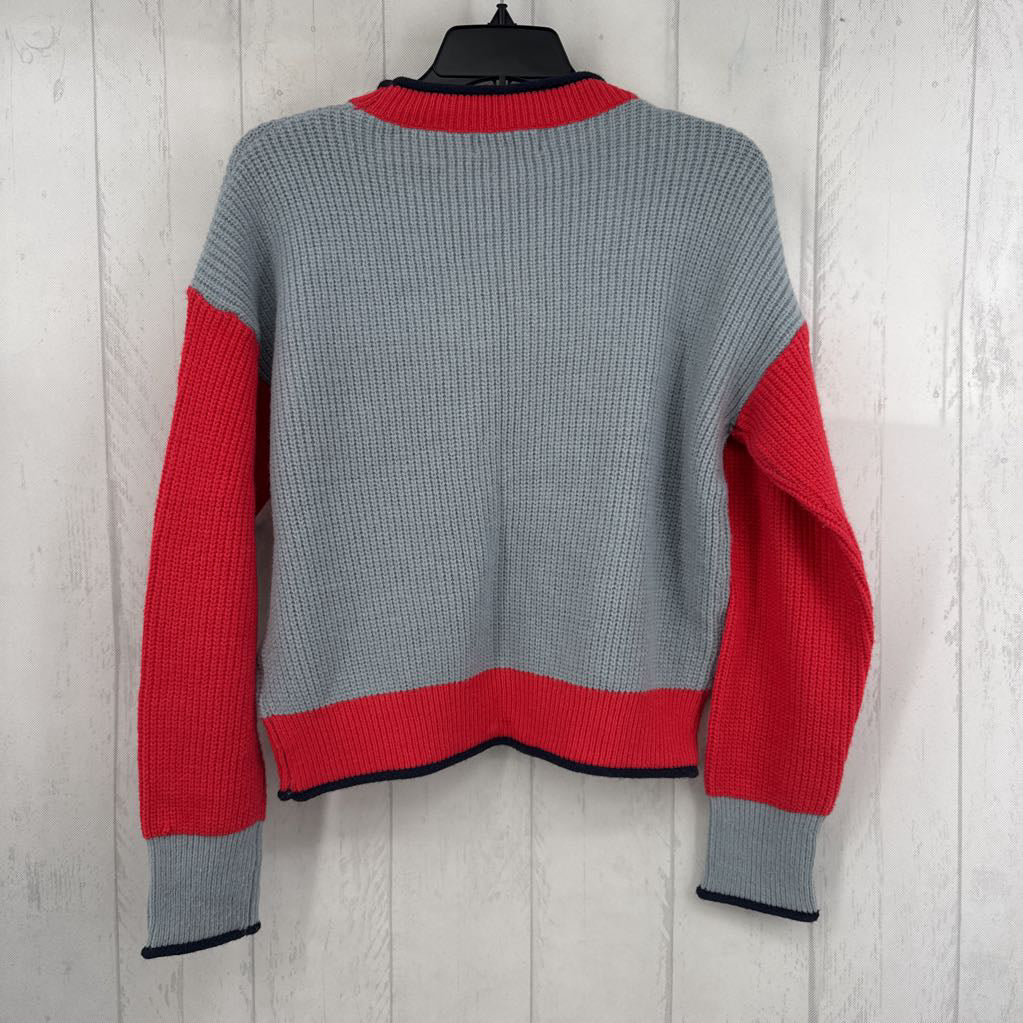 S colorblock sweater