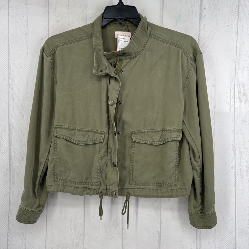 Mp twill crop utility jacket