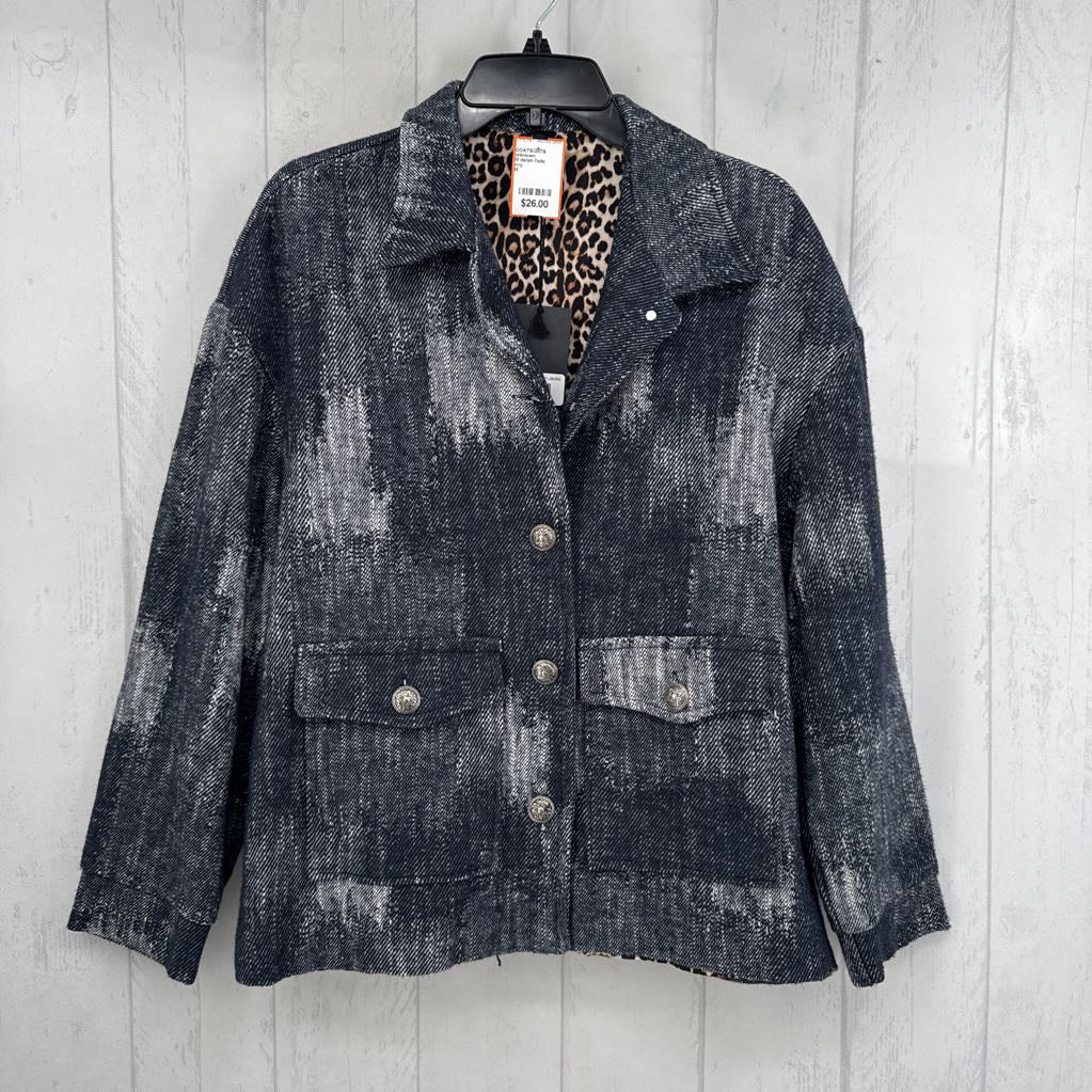 M denim fade jacket