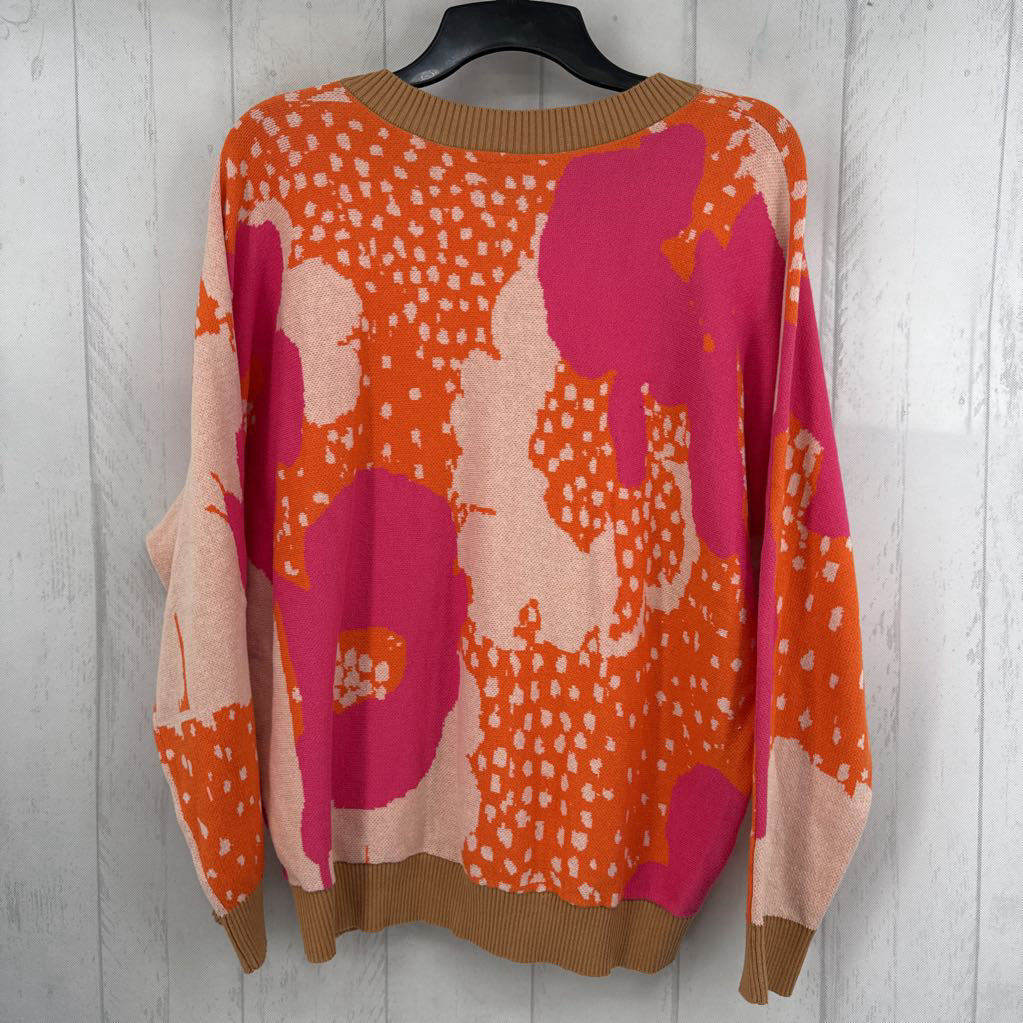 XL colorful crewneck sweater
