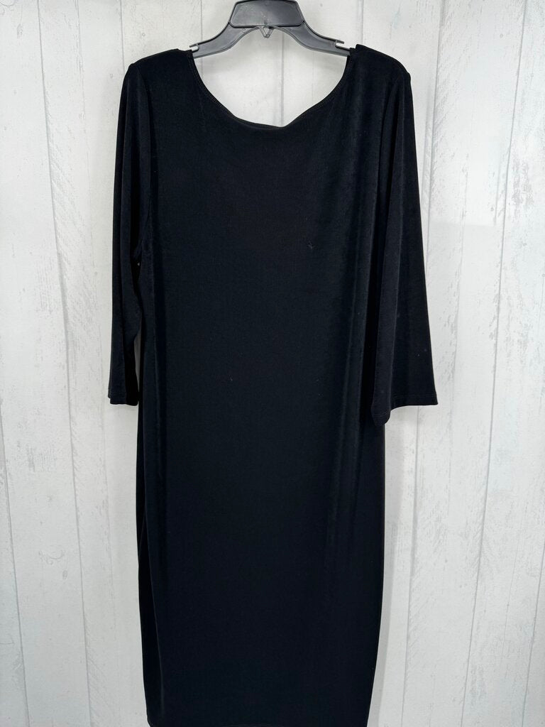 XL 3/4 slv jersey knit dress
